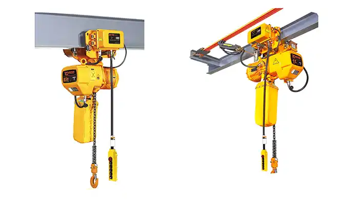Electric Chain Hoists with Motorized Trolley 0.5 Ton to 32 Ton