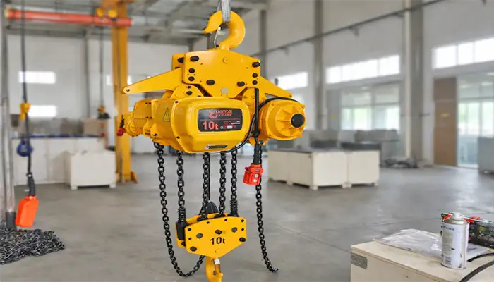 10 Ton Hook Mounted Electric Chain Hoist – Ghana Workshop
