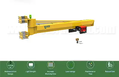 Wall mounted jib crane 1 ton to 5 ton for sale