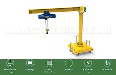 Portable jib crane for sale