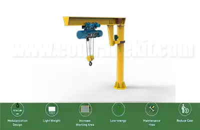 Floor mounted jib crane 1 ton to 10 ton for sale