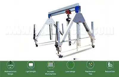 Aluminum Portable gantry crane for sale