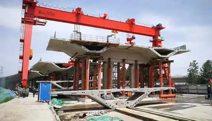 T-Frame Rubber Tyred Gantry Crane for Heavy, Long, and Irregular Load Handling
