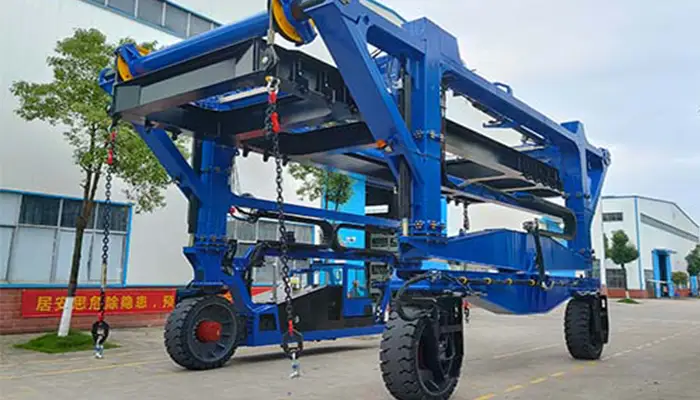 60 ton container cranes and straddle carrier systems
