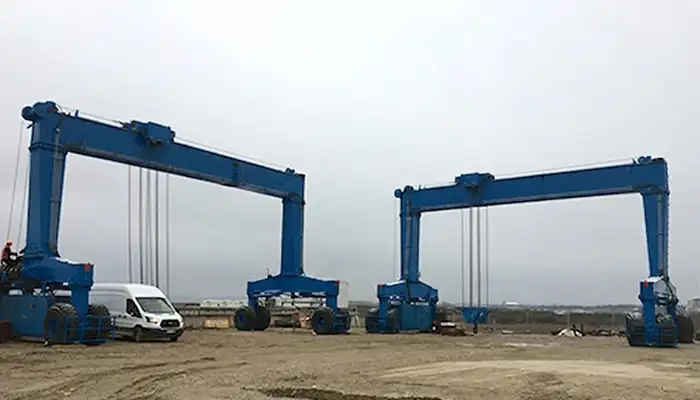 70 tons rtg gantry cranes × 2 units