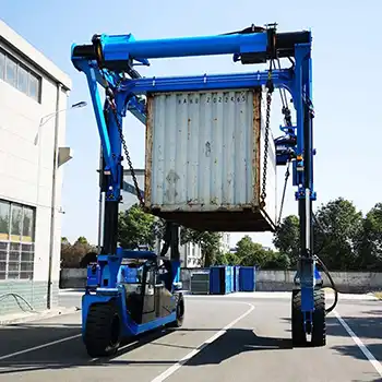 Telescopic Chain Container Straddle Carrier