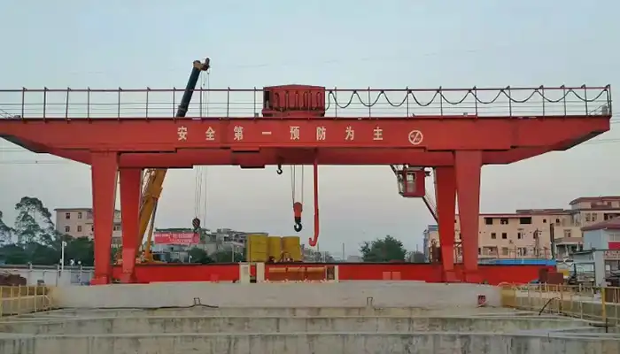 Metro Tunnel Muck Handling Gantry Cranes for TBM & Subway Excavation Projects