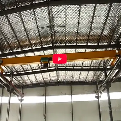 5 Ton Single Girder Overhead Crane | Low Headroom Top Running