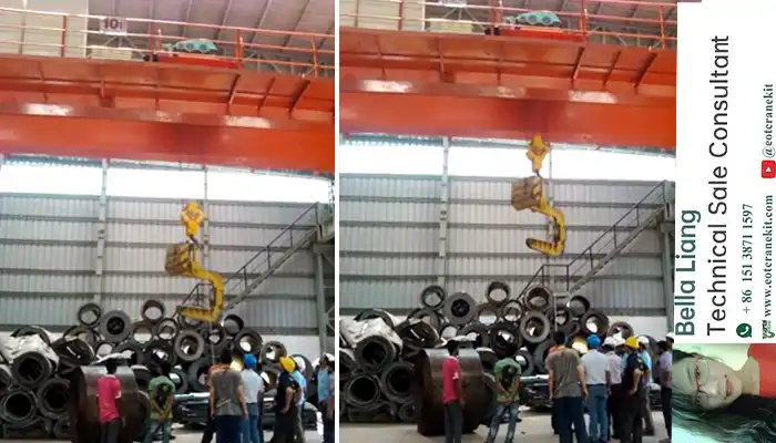  10 ton overhead crane screen shot of the video - Related product: QD type double girder overhead crane with open winch trolley 