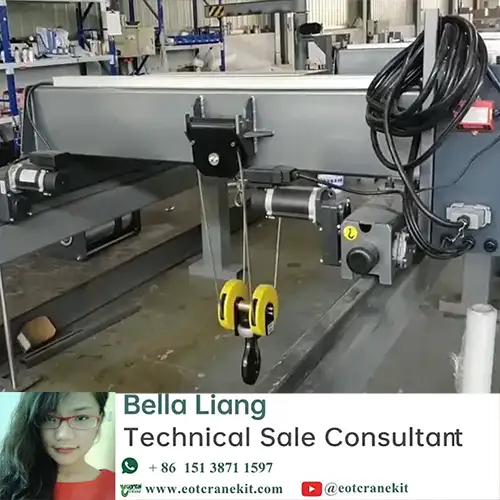  5 Ton Euro Wire Rope Hoist Factory Testing | Double Girder Hoist