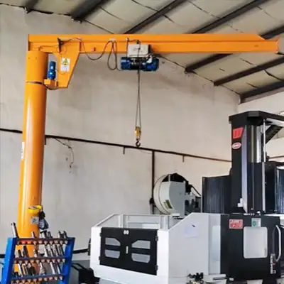  screen short of 2 ton jib crane for die and mould handling