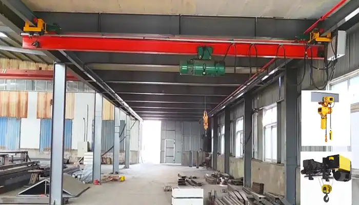 1 ton, 2 ton, 3 ton and 5 ton underhung bridge crane with a single girder I beam overhead crane design 1 ton, 2 ton, 3 ton and 5 ton underhung bridge crane with a single girder I beam overhead crane design