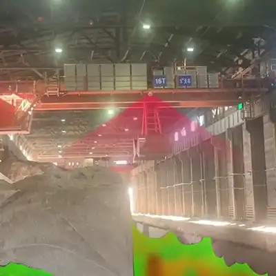 Grab Bucket Overhead Crane | Smart Workshop Loading & Feeding Crane