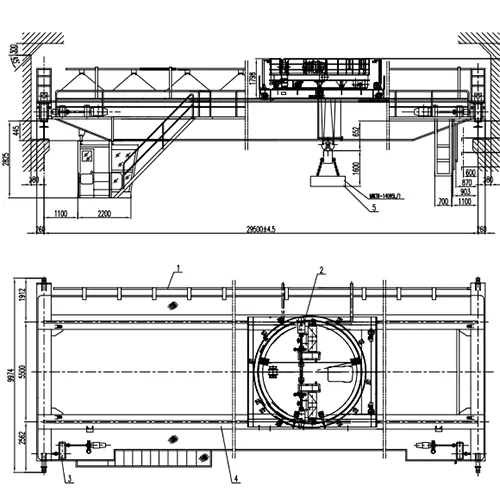 20 Ton Electromagnetic Overhead Crane | 29.5m Span A8