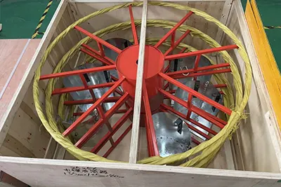 5 ton gantry crane power supply cable drum for indoor use - Yuantai Crane Project