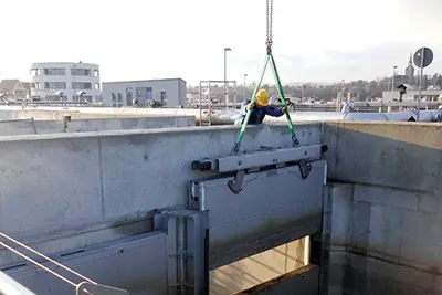 dams and sluice gates