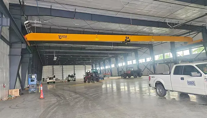 5 ton overhead crane with box girder design 